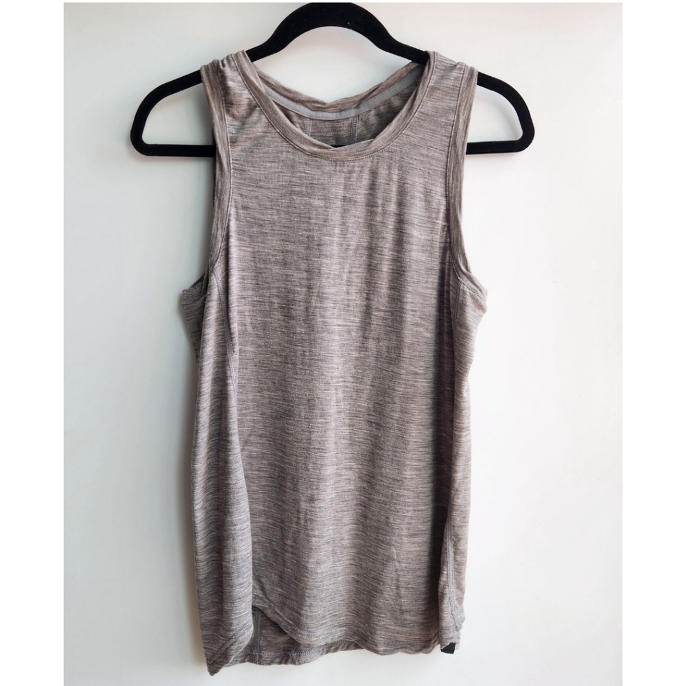 Gray Sleeveless Tank Top